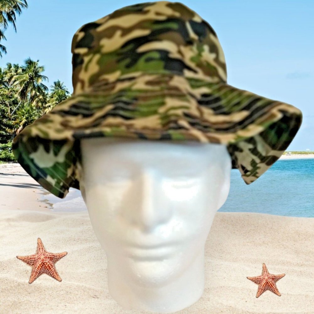 Outdoor Boonie Bucket Hat Unisex Outdoor Fishing Hunting Safari Summer Sun Cap